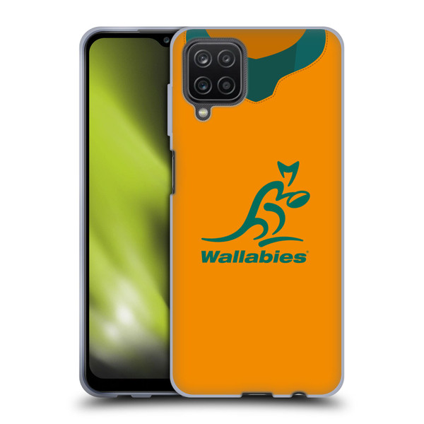 Australia National Rugby Union Team 2021 Jersey Home Soft Gel Case for Samsung Galaxy A12 (2020)