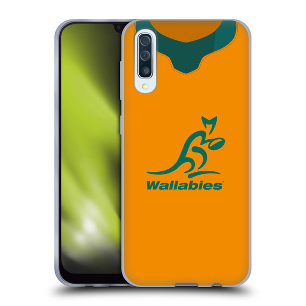 Australia National Rugby Union Team 2021 Jersey Home Soft Gel Case for Samsung Galaxy A50/A30s (2019)