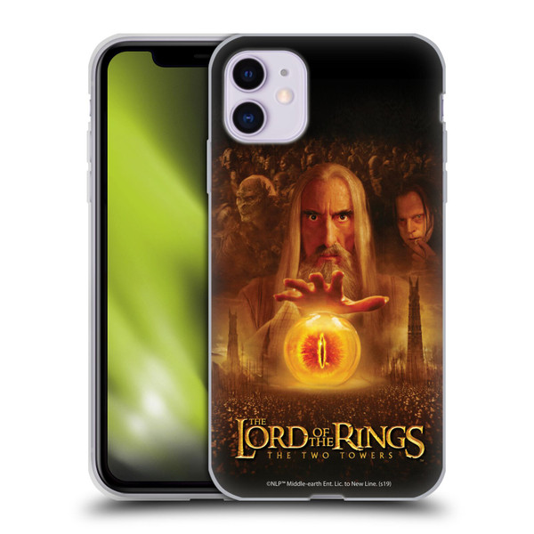 The Lord Of The Rings The Two Towers Posters Saruman Eye Soft Gel Case for Apple iPhone 11