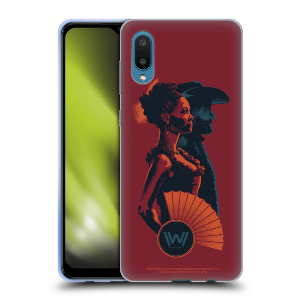 Westworld Graphics Maeve And Hector Soft Gel Case for Samsung Galaxy A02/M02 (2021)