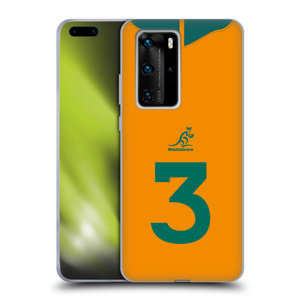 Australia National Rugby Union Team 2021/22 Players Jersey Position 3 Soft Gel Case for Huawei P40 Pro / P40 Pro Plus 5G