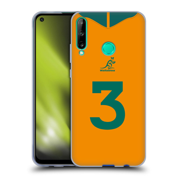 Australia National Rugby Union Team 2021/22 Players Jersey Position 3 Soft Gel Case for Huawei P40 lite E