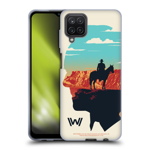 Westworld Graphics Ford And William Soft Gel Case for Samsung Galaxy A12 (2020)