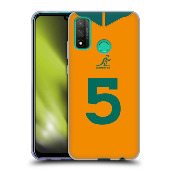 Australia National Rugby Union Team 2021/22 Players Jersey Position 5 Soft Gel Case for Huawei P Smart (2020)