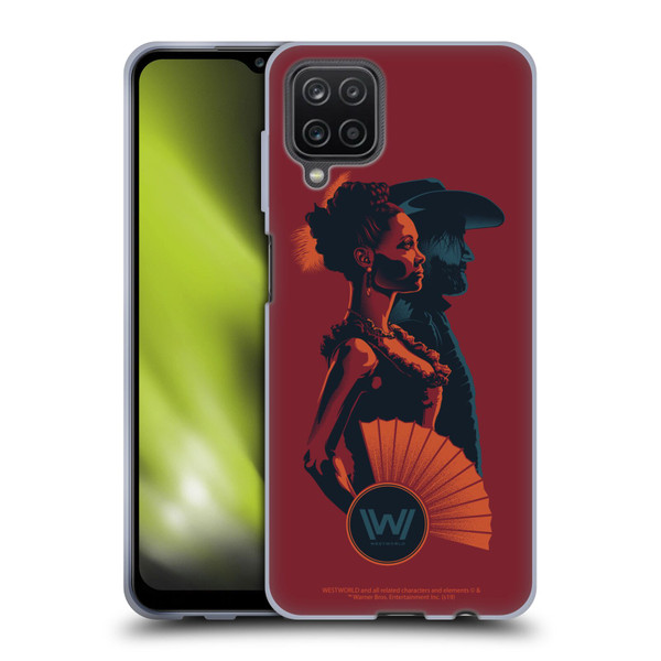 Westworld Graphics Maeve And Hector Soft Gel Case for Samsung Galaxy A12 (2020)