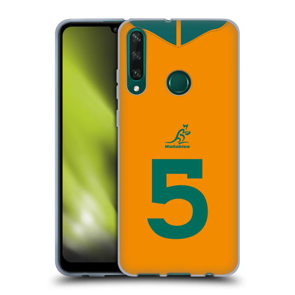 Australia National Rugby Union Team 2021/22 Players Jersey Position 5 Soft Gel Case for Huawei Y6p