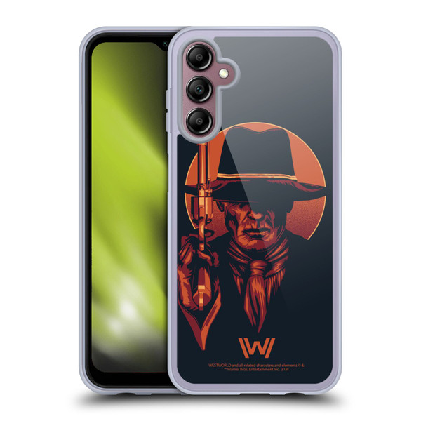 Westworld Graphics Man In Black 2 Soft Gel Case for Samsung Galaxy A14 5G