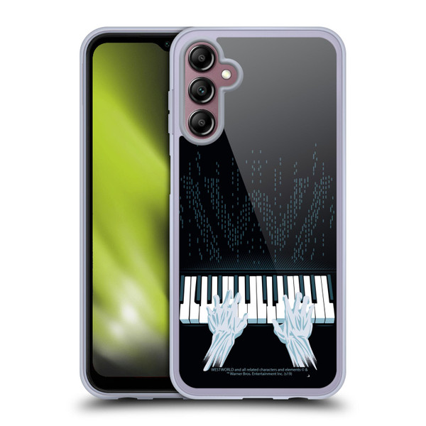 Westworld Graphics Piano Soft Gel Case for Samsung Galaxy A14 5G