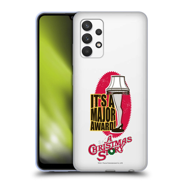 A Christmas Story Graphics Leg Lamp Major Award Soft Gel Case for Samsung Galaxy A32 (2021)