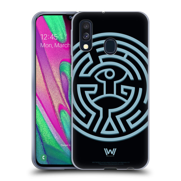 Westworld Graphics The Maze Soft Gel Case for Samsung Galaxy A40 (2019)