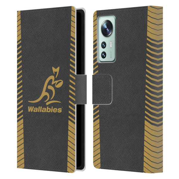 Australia National Rugby Union Team Wallabies Replica Grey Leather Book Wallet Case Cover For Xiaomi 12