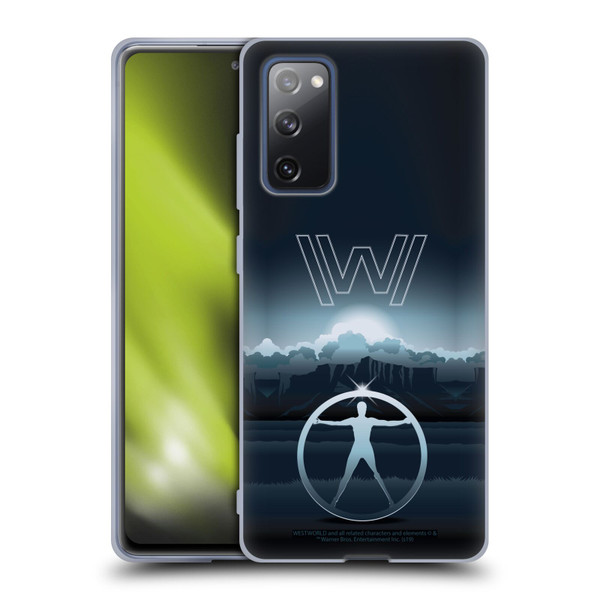 Westworld Graphics The Vitruvian Man Soft Gel Case for Samsung Galaxy S20 FE / 5G