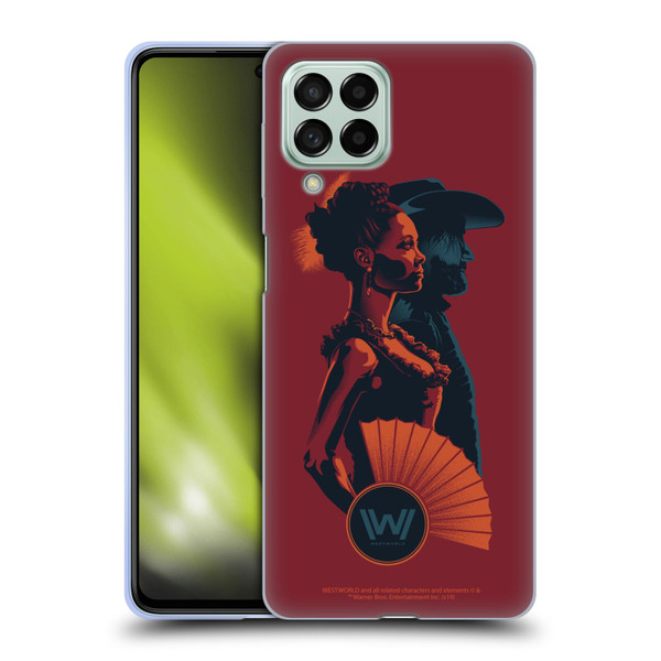 Westworld Graphics Maeve And Hector Soft Gel Case for Samsung Galaxy M53 (2022)