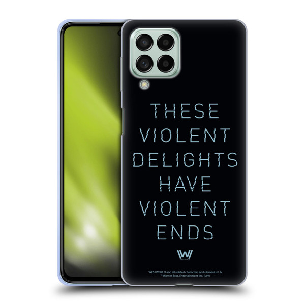 Westworld Graphics Violent Delights Soft Gel Case for Samsung Galaxy M53 (2022)