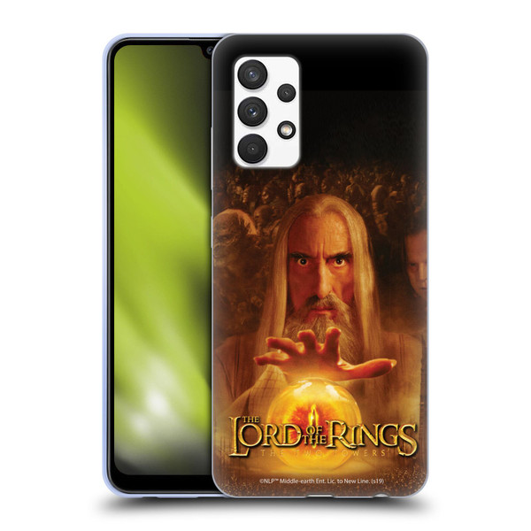 The Lord Of The Rings The Two Towers Posters Saruman Eye Soft Gel Case for Samsung Galaxy A32 (2021)