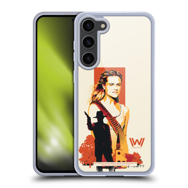 Westworld Graphics Wyatt Soft Gel Case for Samsung Galaxy S23+ 5G