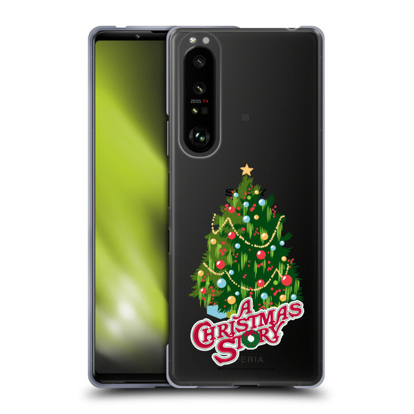 A Christmas Story Graphics Holiday Tree Soft Gel Case for Sony Xperia 1 III