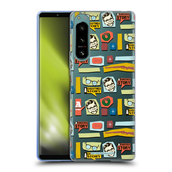 A Christmas Story Graphics Pattern 2 Soft Gel Case for Sony Xperia 5 IV