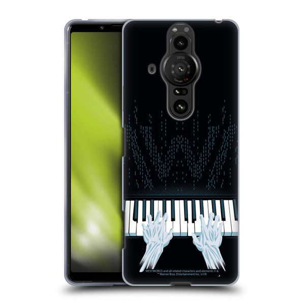 Westworld Graphics Piano Soft Gel Case for Sony Xperia Pro-I