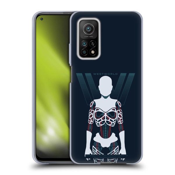 Westworld Graphics Human Host Soft Gel Case for Xiaomi Mi 10T 5G