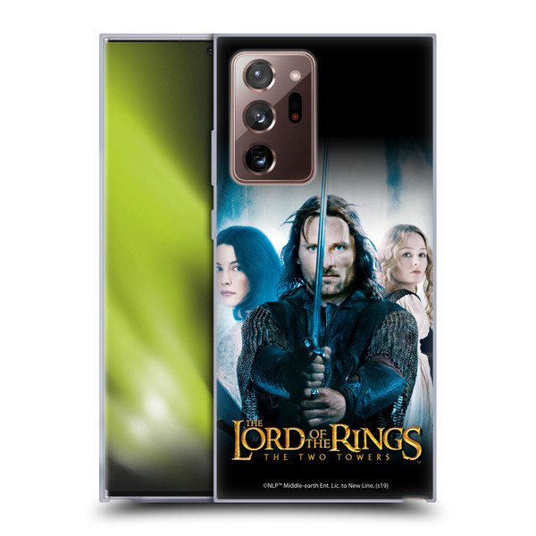 The Lord Of The Rings The Two Towers Posters Aragorn Soft Gel Case for Samsung Galaxy Note20 Ultra / 5G