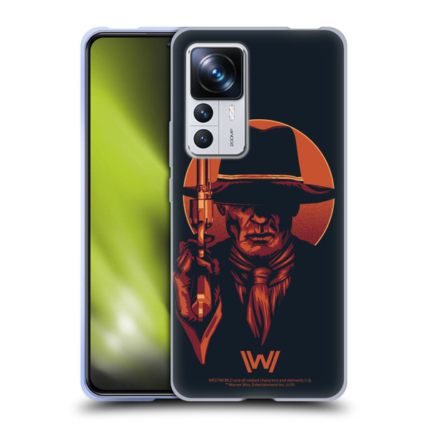 Westworld Graphics Man In Black 2 Soft Gel Case for Xiaomi 12T Pro