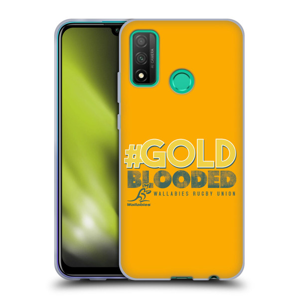 Australia National Rugby Union Team Wallabies Goldblooded Soft Gel Case for Huawei P Smart (2020)