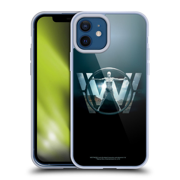 Westworld Key Art The Vitruvian Man Soft Gel Case for Apple iPhone 12 / iPhone 12 Pro