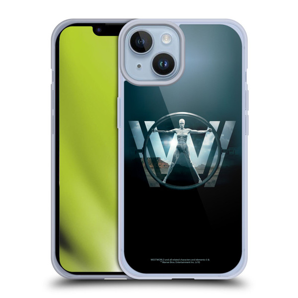 Westworld Key Art The Vitruvian Man Soft Gel Case for Apple iPhone 14