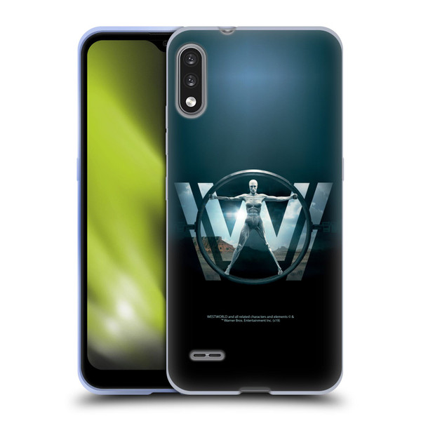 Westworld Key Art The Vitruvian Man Soft Gel Case for LG K22