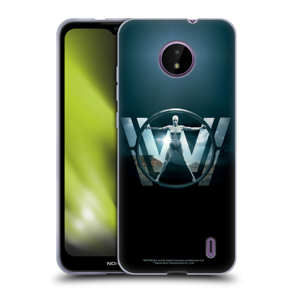 Westworld Key Art The Vitruvian Man Soft Gel Case for Nokia C10 / C20