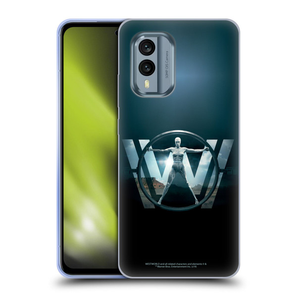 Westworld Key Art The Vitruvian Man Soft Gel Case for Nokia X30