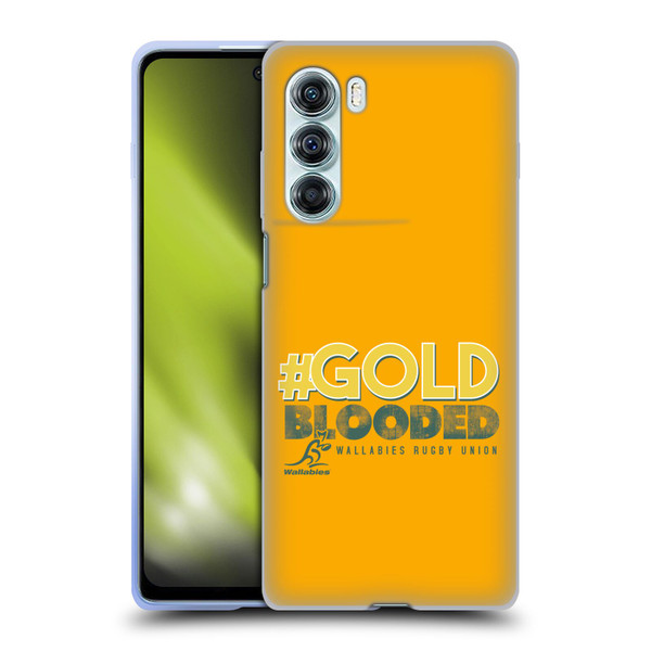 Australia National Rugby Union Team Wallabies Goldblooded Soft Gel Case for Motorola Edge S30 / Moto G200 5G