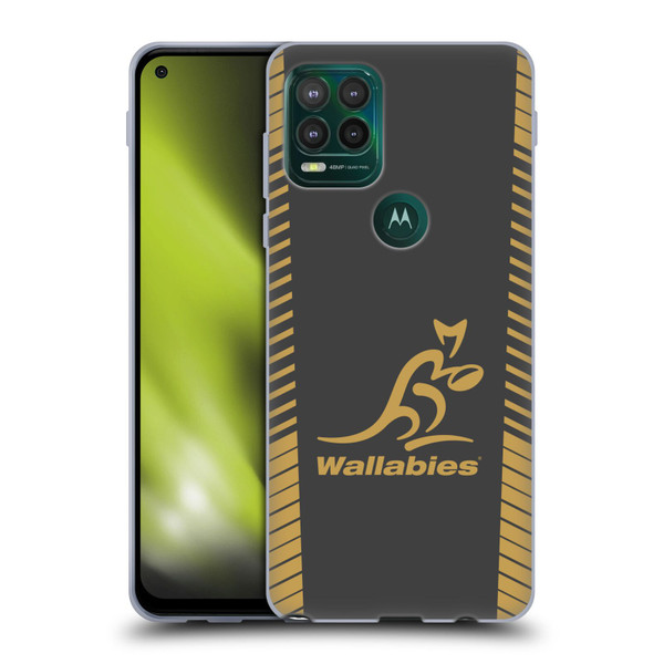Australia National Rugby Union Team Wallabies Replica Grey Soft Gel Case for Motorola Moto G Stylus 5G 2021