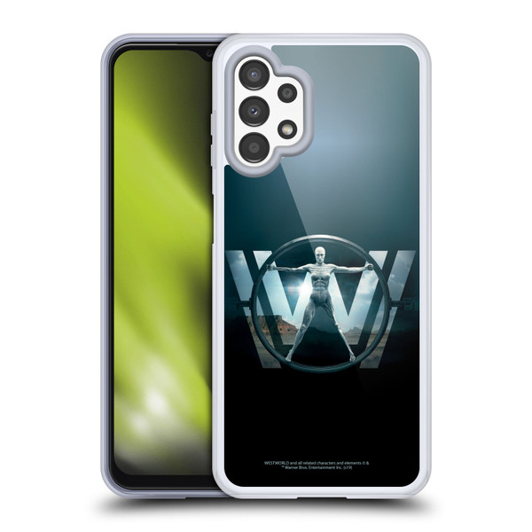 Westworld Key Art The Vitruvian Man Soft Gel Case for Samsung Galaxy A13 (2022)