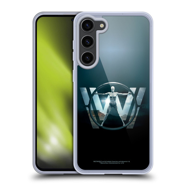 Westworld Key Art The Vitruvian Man Soft Gel Case for Samsung Galaxy S23+ 5G