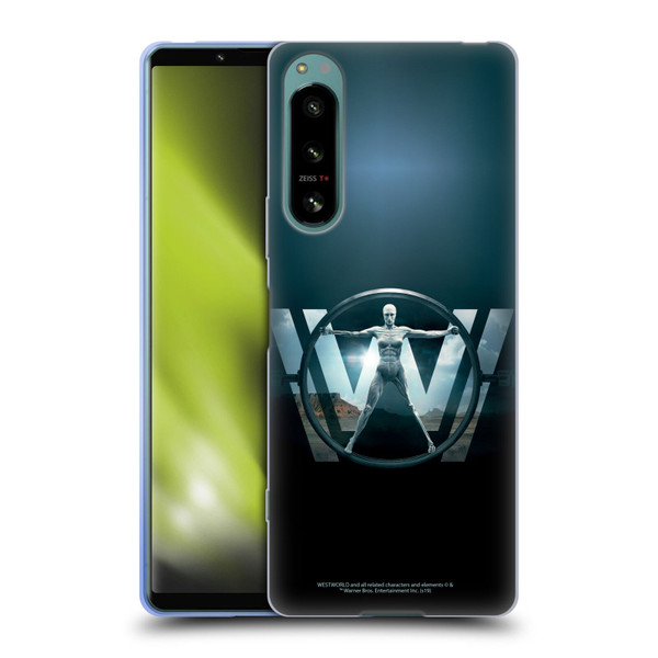Westworld Key Art The Vitruvian Man Soft Gel Case for Sony Xperia 5 IV