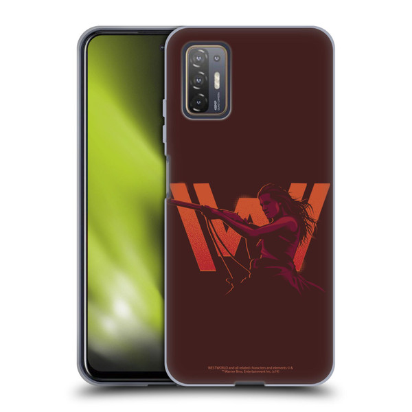 Westworld Logos Wyatt Soft Gel Case for HTC Desire 21 Pro 5G