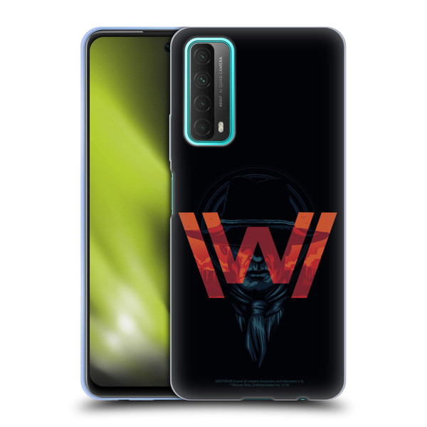 Westworld Logos Man In Black Soft Gel Case for Huawei P Smart (2021)