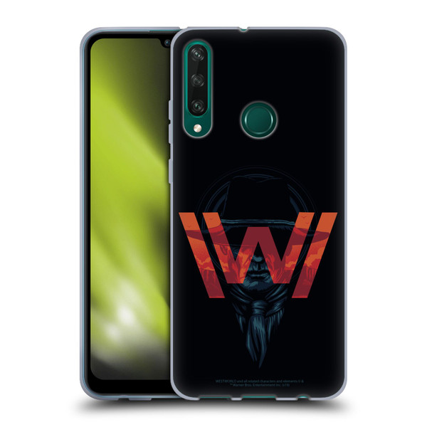 Westworld Logos Man In Black Soft Gel Case for Huawei Y6p