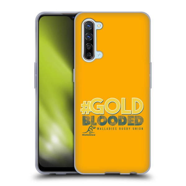 Australia National Rugby Union Team Wallabies Goldblooded Soft Gel Case for OPPO Find X2 Lite 5G