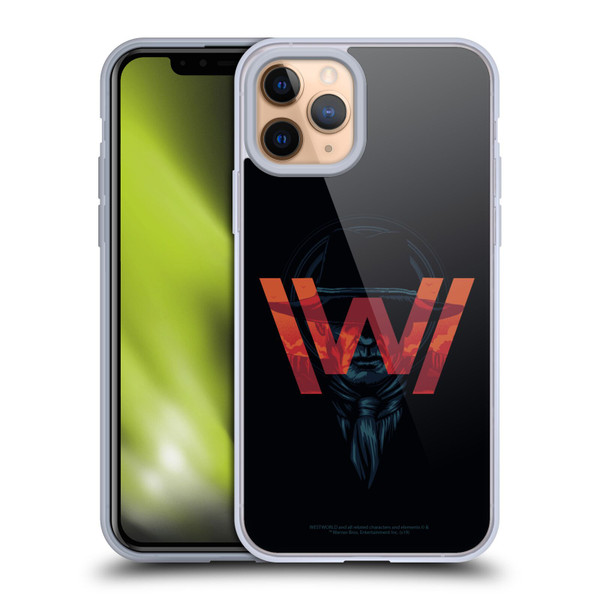Westworld Logos Man In Black Soft Gel Case for Apple iPhone 11 Pro