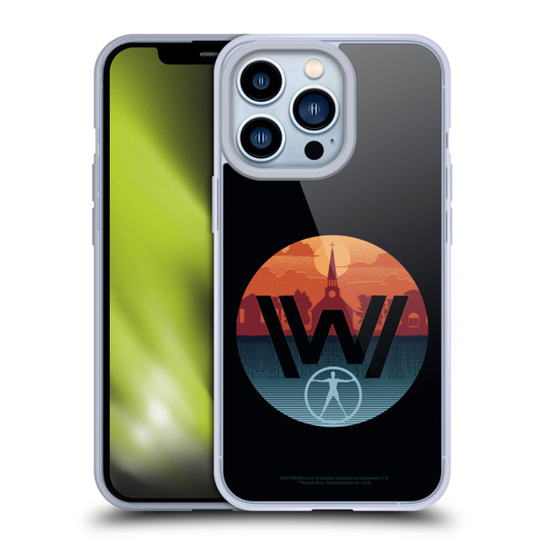 Westworld Logos Park Soft Gel Case for Apple iPhone 13 Pro