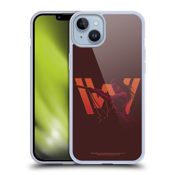 Westworld Logos Wyatt Soft Gel Case for Apple iPhone 14 Plus