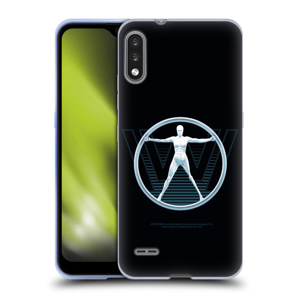 Westworld Logos The Vitruvian Man Soft Gel Case for LG K22