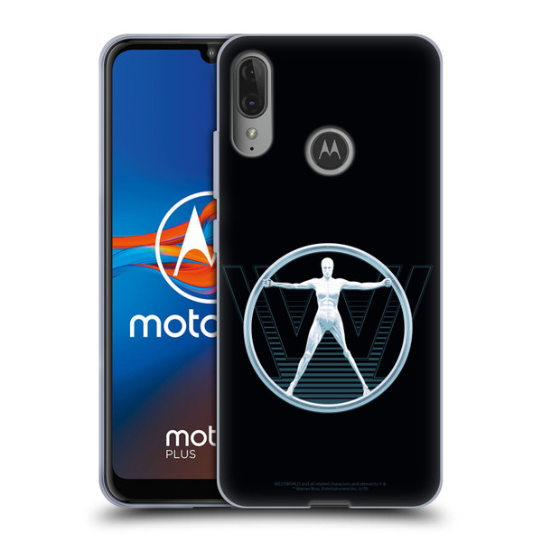 Westworld Logos The Vitruvian Man Soft Gel Case for Motorola Moto E6 Plus