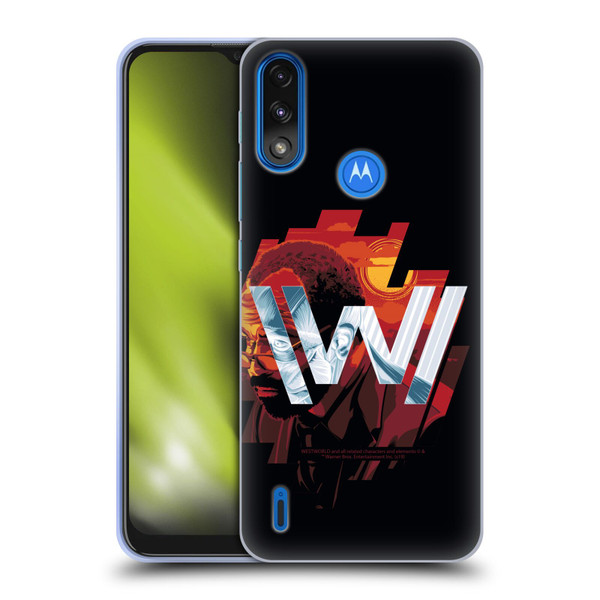 Westworld Logos Bernard Soft Gel Case for Motorola Moto E7 Power / Moto E7i Power