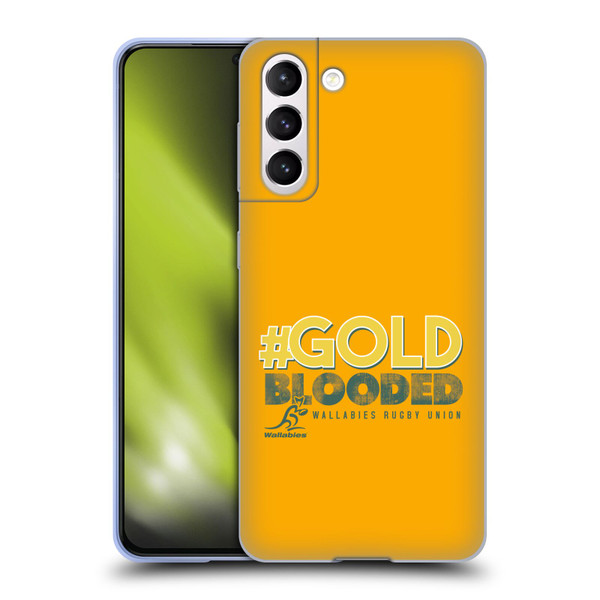 Australia National Rugby Union Team Wallabies Goldblooded Soft Gel Case for Samsung Galaxy S21 5G