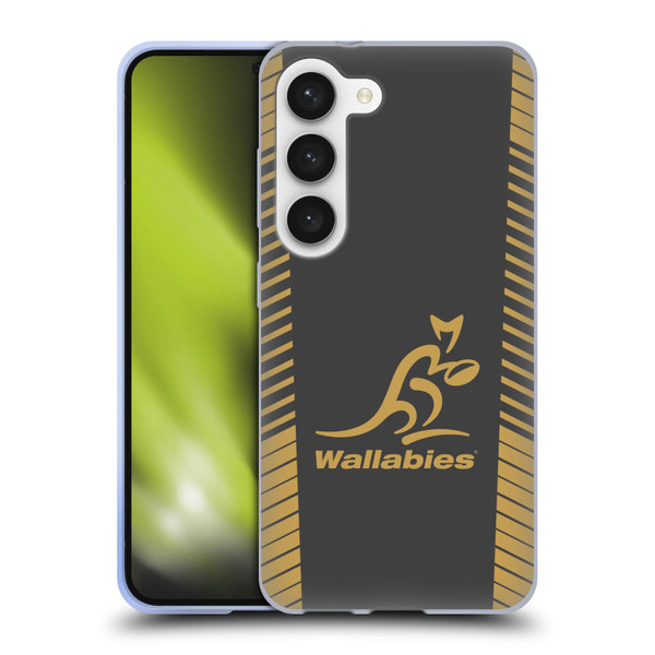 Australia National Rugby Union Team Wallabies Replica Grey Soft Gel Case for Samsung Galaxy S23 5G