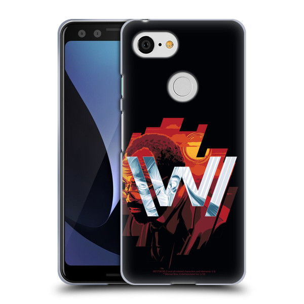 Westworld Logos Bernard Soft Gel Case for Google Pixel 3